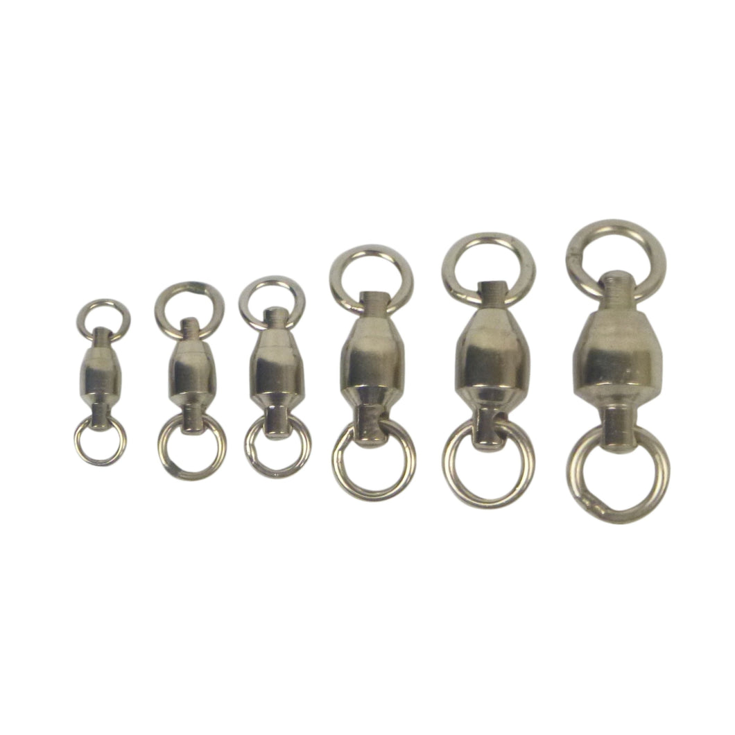 Swimerz Heavy Duty Ball Bearing Swivels, Size 6, 15 pack