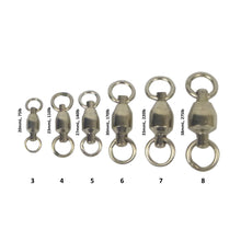 Load image into Gallery viewer, Swimerz Heavy Duty Ball Bearing Swivels, Size 6, 15 pack