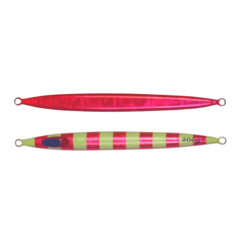 Finesse Lumo Fastdrop Jig, 200gm, Hot Pink, Qty 2