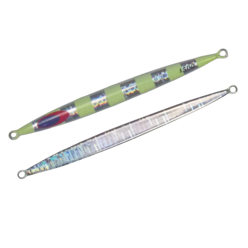 Finesse Lumo Fastdrop Jig, 150gm, Silver Stripe, Qty 2